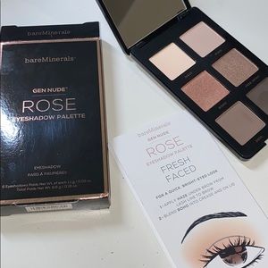 LIKE NEW BARE MINERALS GEN NUDE ROSE EYE PALETTE